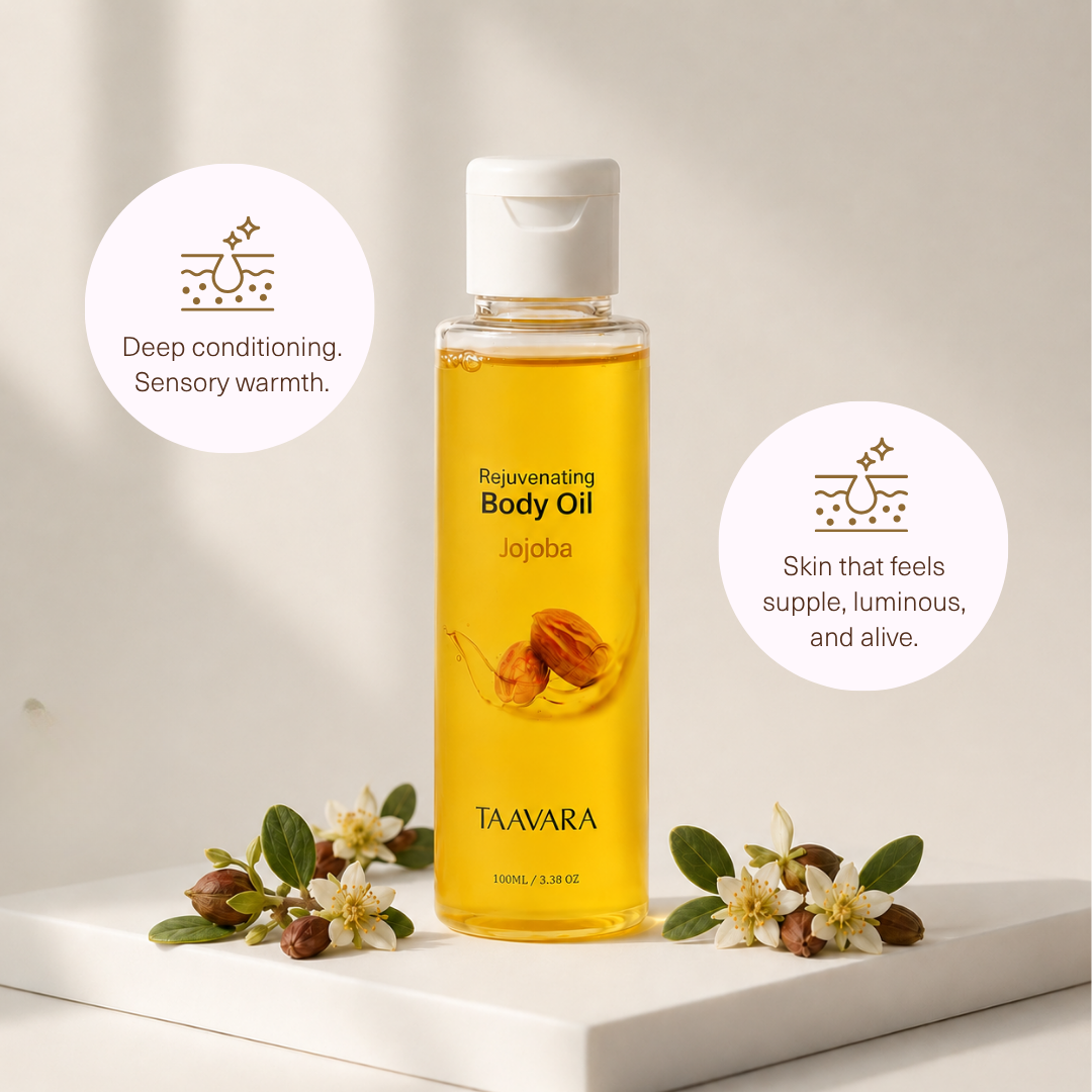 Rejuvenating Body Pre-Bath Massage Oil Jojoba Oil