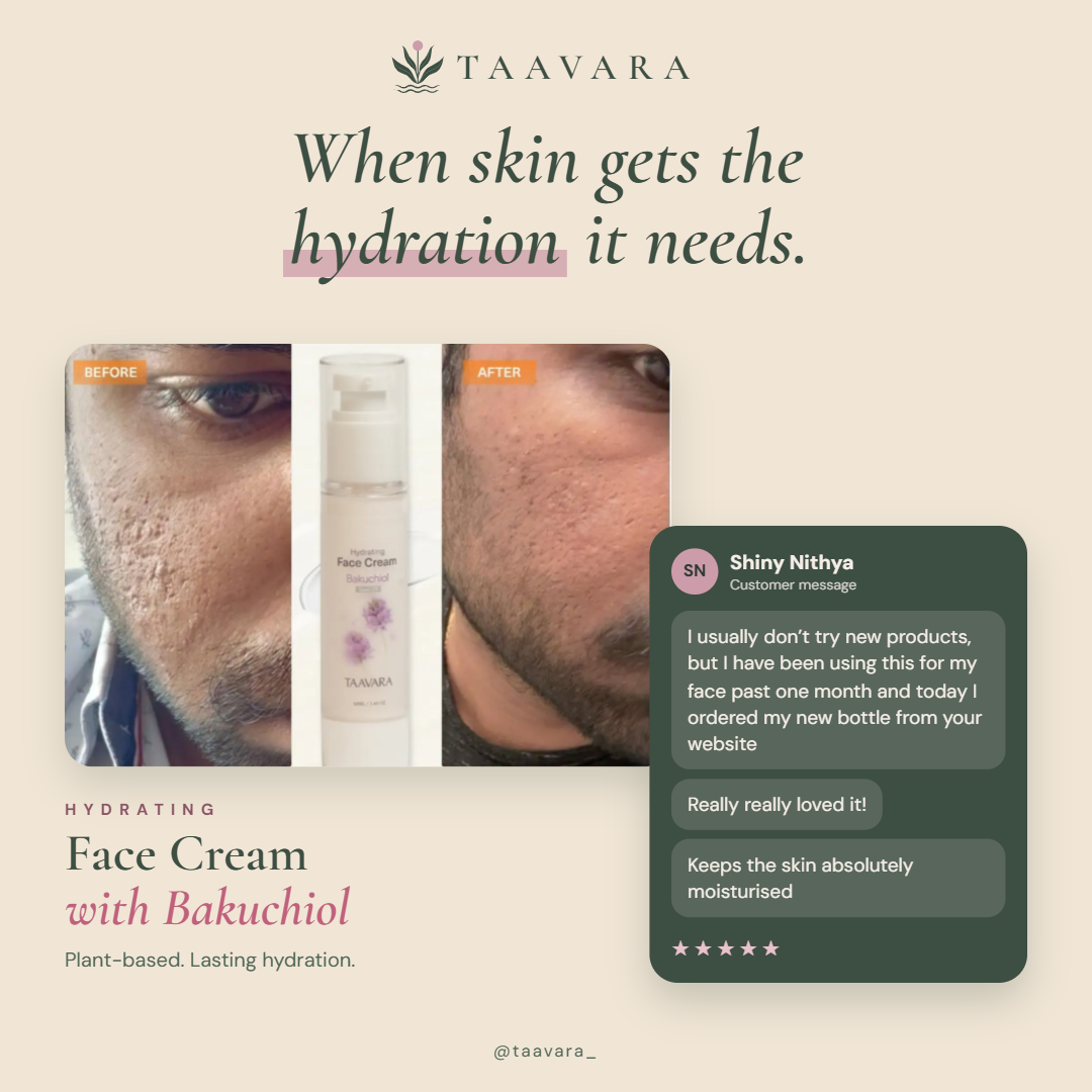 Hydrating Face Cream Bakuchiol Seed Oil
